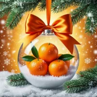 Пазл Новогодний шар