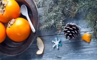 Пазл Новогодняя хурма