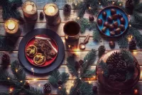 Пазл Новогодняя выпечка