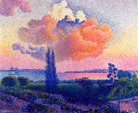 Пазл Облако над водой