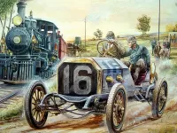 Пазл Обогнать паровоз