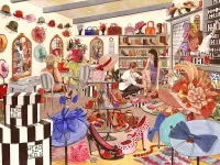 Пазл Обувь и шляпы