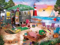 Пазл Oceanside Camping
