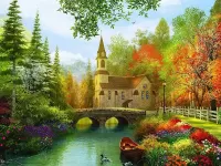 Пазл Очарование осени