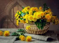 Пазл Одуванчики
