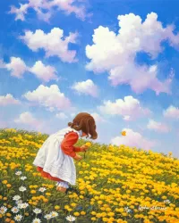 Пазл Одуванчики