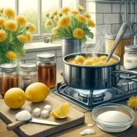 Пазл Одуванчики и лимоны