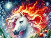 Пазл Огнегривый конь