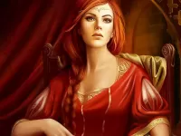 Пазл Огненная красавица