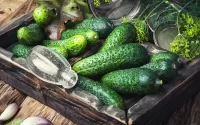 Пазл Огурчики на засолку