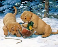 Пазл Охотники