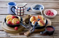 Пазл Оладьи с ягодами