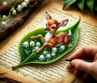 Пазл Олененок