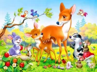 Пазл Олененок Бэмби