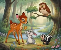 Пазл Оленёнок Бэмби