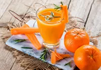 Пазл Оранжевый на сером