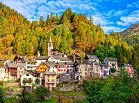 Пазл Осень в горах