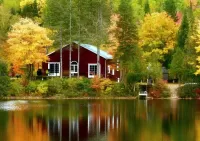 Пазл Осень в Канаде