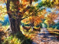 Пазл Осеннее утро