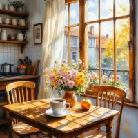 Пазл Осеннее утро