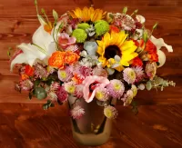 Пазл Осенний букет