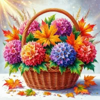 Пазл Осенний букет