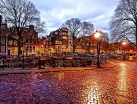 Пазл Осенний город