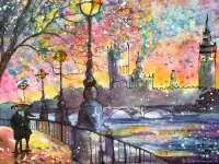 Пазл Осенний Лондон