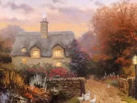 Пазл Осенний сад