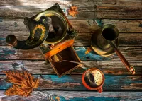 Пазл Осенний кофе