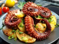 Пазл Осьминог с картофелем