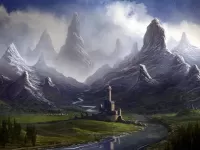 Пазл Остроконечные скалы