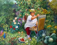 Пазл Отдых на даче