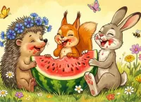 Пазл Открытка 