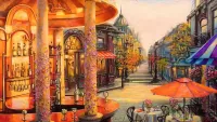Пазл Открытое кафе