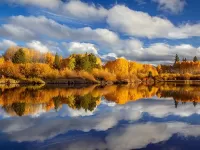 Пазл Отражение облаков