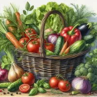 Пазл Овощи