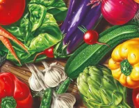 Пазл Овощи 