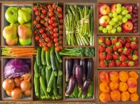 Пазл Овощи и фрукты