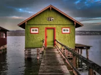 Пазл Озерная пристань