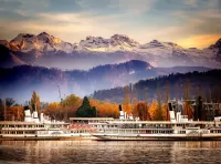 Пазл Озеро Леман