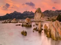 Пазл Озеро на закате