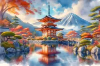 Пазл Пагода