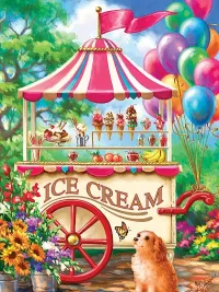 Пазл Палатка мороженого