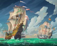 Пазл Пара кораблей