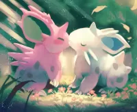 Пазл Пара покемонов