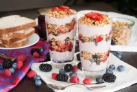 Пазл Парфе с йогуртом