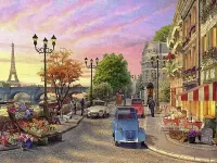 Пазл Парижская улица