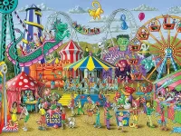 Пазл Парк развлечений