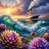 Пазл Пароход